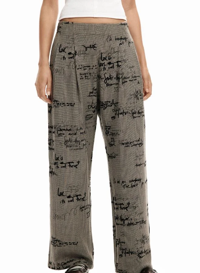 ديسيجوال بنطلونات الكتابة المربعة